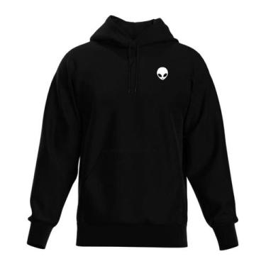 Imagem de Blusa De Frio Moletom Fechado Bolso Canguru Com Capuz Estampado - Rela