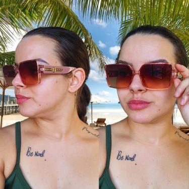 Imagem de Óculos De Sol Feminino Luxuoso Com Estojo E Lenço De Limpeza - Alra Se