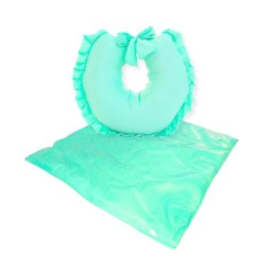 Imagem de Almofada Amamentação + Trocador de Fraldas Impermeável Dobrável - Linh