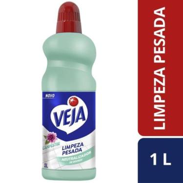 Imagem de Limpador Limpeza Pesada Floral Campestre Veja Frasco 1L