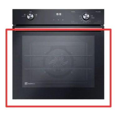 Imagem de Vidro Externo Da Porta Do Forno Electrolux Oe8gh A15581002, Preto