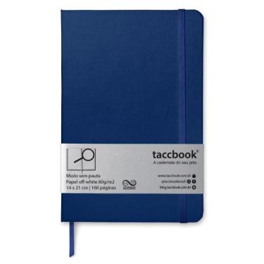 Imagem de Caderno Sem pauta taccbook Azul naval 14x21 Ríg.