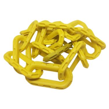 Imagem de 80 Mt Corrente Plástica Isolamento Calha Chuva Elo G Amarelo [F103]
