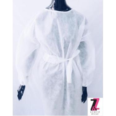 Imagem de Avental Descartável TNT BCO, ML 40 gramatura,  Kit com 10 - Arcomed