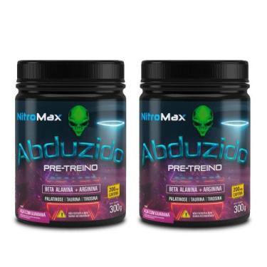Imagem de 2x ABDUZIDO PRE TREINO NITRO MAX AÇAI COM GUARANA 300G - NITROMAX