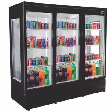 Imagem de Expositor Vertical Visa Cooler Triplo 1800 Litros RF007 Frilux, 110V