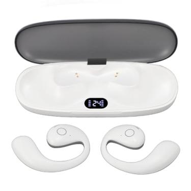 Imagem de Fones de Ouvido Sem Fio, Fones de Ouvido Bluetooth Com Ganchos, Display de Energia LED 42H Playtime Fones de Ouvido à Prova D'água Esportivos, Fones de Ouvido de Condução óssea