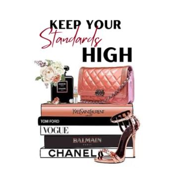 Imagem de Keep Your Standards High and Shine Everywhere: Daily Journal for Woman, Self Reflection Journal, Mindfulness Notebook, Daily Affirmation Journal for Woman,Self Care Journal