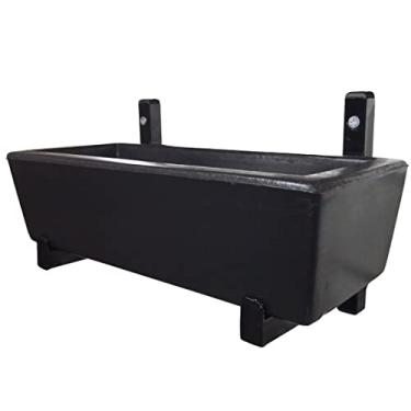 Imagem de Suporte de Ferro p/ Jardim Vertical com Floreira p/ Plantas Cor: Preto