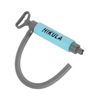 Imagem de Bomba de esgoto manual para barcos, caiaque, canoa, bomba de sifão portátil, carregador de caiaque com mangueira reversível, azul, 43 cm