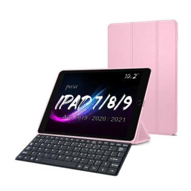 Imagem de Capa Case iPad 9 ª Geração 10,2 - (2021) com teclado - Álamo, Rosa