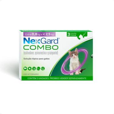 Imagem de NexGard Combo Gatos 0,8Kg a 2,5Kg - 3 Aplicadores 0,3ml - Boehringer I