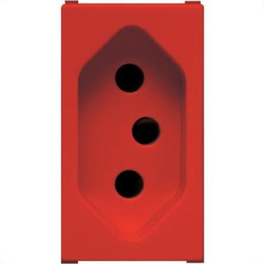 Imagem de Modulo Soprano Ilus (Tomada 10A Vermelho) 5Ub99007 - SIEMENS ILLUS
