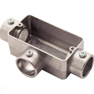 Imagem de Condulete Fixo 3/4" Tipo "t" - Sem Tampa / Sem Rosca / Sem Pintura Tra