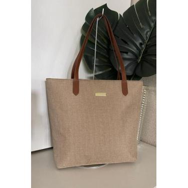 Imagem de Bolsa Feminina Grande Sacola Alça De Mão Ombro Bolsa Femininas Praia -