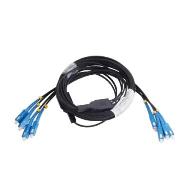 Imagem de Equipamento de comunicação Fiber Optic Wire UPC 4 SC to 4 SC Optical Single-mode 4-core Indoor Extension Cable Simplex Patch Cord 3M/10M/20M/30M/40M/50M Jumper de fibra óptica(50M)