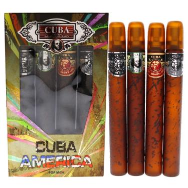 Imagem de Conjunto de presente Perfume Cuba America by Cuba para homens, spray EDT de 35 ml