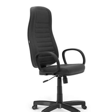 Imagem de Cadeira Giratória Presidente Tescaro com Braço Preto