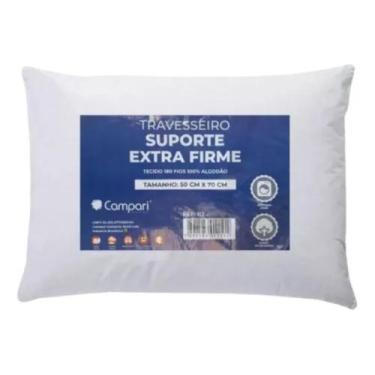 Imagem de Travesseiro Suporte Extra Firme 100 Algodão Campari