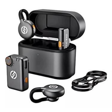 Imagem de Microfone Hollyland Lark M2s Duo Combo Sem Fio Preto