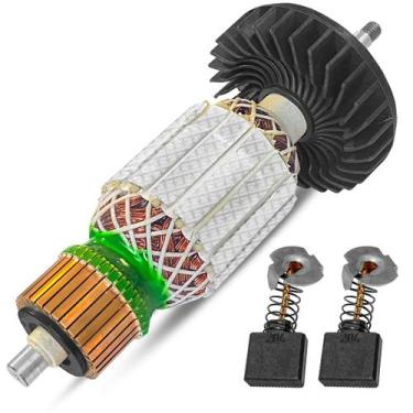 Imagem de Induzido Carvão Esmerilhadeira GA7020 GA9020 MGA700 220v - Genérica, G