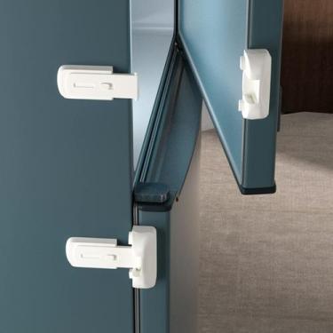 Imagem de Trava de Geladeira para Crianças CLYMENE - Pacote com 2 Unidades (Bran