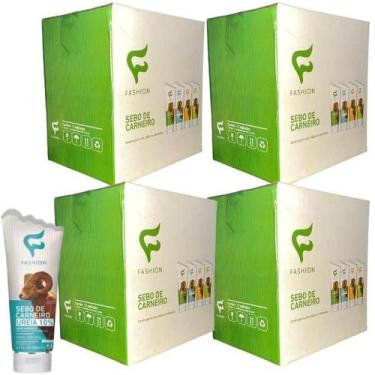 Imagem de Creme Fashion Sebo de Carneiro Ureia 10% Bisnaga 200ml Kit 48 Unidades