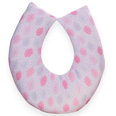 Imagem de Almofada Amamentação para Bebê Menina Sublimado - Carinha de Anjo, Chu