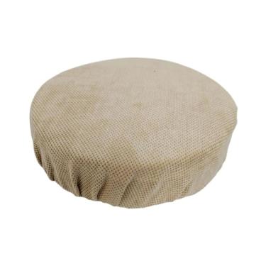 Imagem de menolana Tampa de almofada para bancos tampa redonda de capa redonda à prova d'água Pouca de banco para a festa de acampamento para camping (excluir banquinho), Cor Do Café com Leite