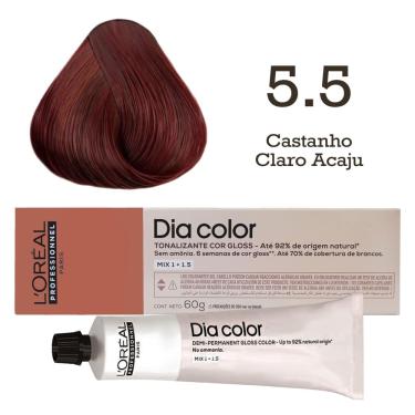 Imagem de Tonalizante Dia Color 5.5 Castanho Claro Acaju L'Oréal