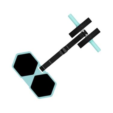 Imagem de UGPLM ROLO de AB com RODA ABDOMINAL DA PADRO de ANERIDADE com alça elástica para o corpo de fitness Construção de força Treinamento em casa academia, Azul