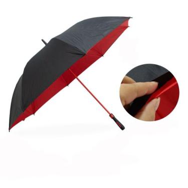 Imagem de Guarda Chuva Extra Grande Automático Com Tecido Duplo E Fibra De Vidro