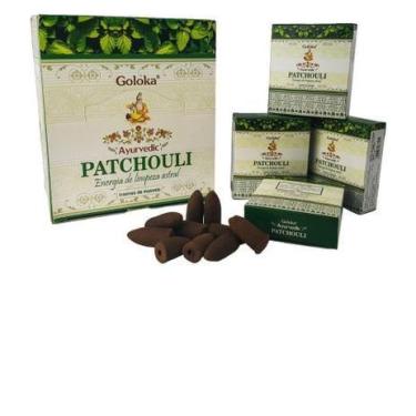 Imagem de Incenso cone cascata Goloka Patchouli Back Flow
