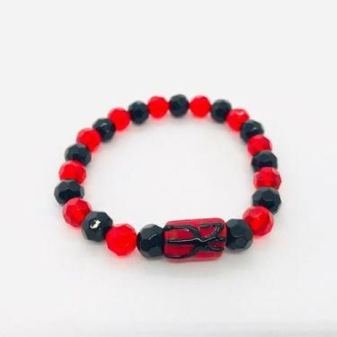 Imagem de Pulseira Pomba Firma cristal e silicone - Lua Mística - 100% Original 