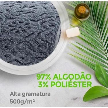 Imagem de Toalha de Rosto Arabesco Zero Twist 50cm x 70cm - CORTTEX, azul