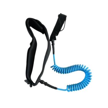 Imagem de YIJU Surf Board Leashh Stand Up Paddles Leash Board Torthle Strap Surfing Caist corda para Longboard, Azul