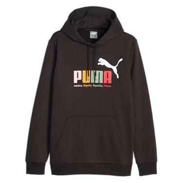 Imagem de Blusao Puma Ess+ Multicolor Hoodie Fl Masculino Preto-Masculino