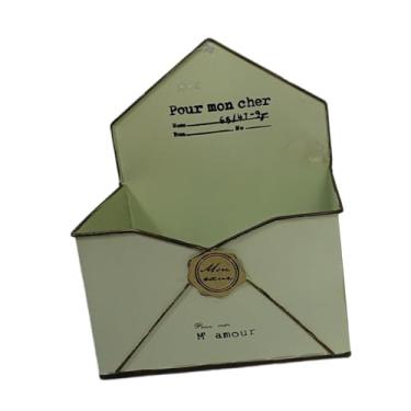 Imagem de Generic Vaso de flores de plantador de parede de metal chic, ferro, cesta da porta da frente, suporte de planta de vaso de parede para decoração de casa, Verde