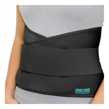 Imagem de Faixa cinta abdominal lombar com hastes flexíveis p/m angels diver - P