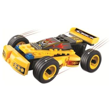 Imagem de Blocos De Encaixe - Corrida Maluca 59 Peças - Xalingo