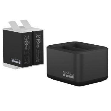 Imagem de Carregador Duplo + 2 Baterias Enduro Original para GoPro 9, 10 e 11