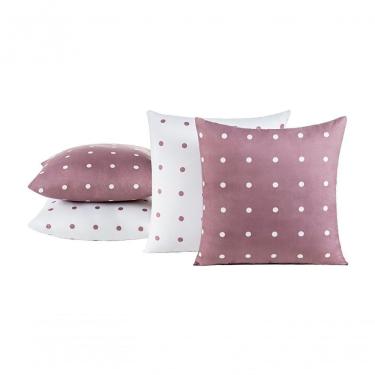 Imagem de Almofadas Cheias Petit Poá 04 Peças - Rose