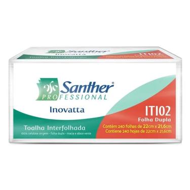 Imagem de Papel Interfolhado Branco 2d 22x21,6 Inovatta Iti02 2400 Folhas