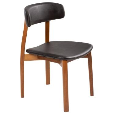 Imagem de Cadeira Tramontina çairé Ritmo Madeira Tauari Estofado Preto Tramontina