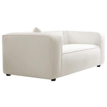 Imagem de Poltrona Decorativa Cecília Bouclé Adj Decor Branco