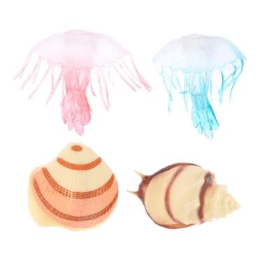 Imagem de LIOOBO 1Conjunto Animais Marinhos Simulados Educativo de Brinquedos Cognitivos e Durável Aprendizado e Brincadeira