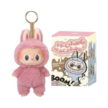 Imagem de Kawaii Labubu Monstros V1 V2 V3 Batimento Cardíaco Macaron Esmalte Ros