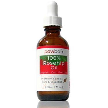Imagem de powbab Óleo De Rosa Mosqueta 100% Orgânico, Prensado A Frio Partir Sementes Premium Rubiginosa. Rosto E Corpo Para Pele, Cabelo Unhas. Vitamina Pura Crua Cicatrizes. Selvagem, Comércio Justo, 58 G.