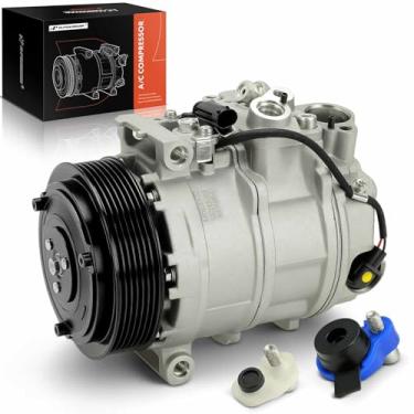 Imagem de A-Premium Compressor de ar condicionado AC com embreagem compatível com Mercedes-Benz C230 2003-2005 e Porsche 911 2012-2014, Boxster 2009-2014, Cayenne 2004 2009-2012, Panamera 2010-2011 2014