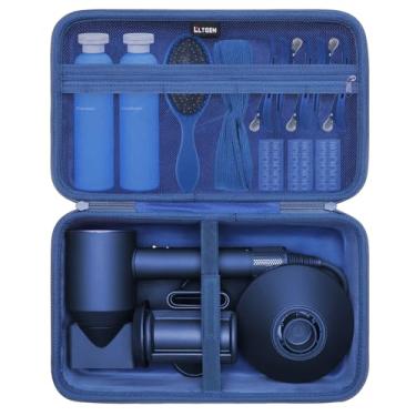 Imagem de L LTGEM Estojo Para Secador De Cabelo Compatível Com Supersônico Dyson, Laifen Se/Se Lite, Slopehill 1902, Cosy Companions Zcy883, Estojos Anne Betty, Azul Armazenamento (Somente Estojo)